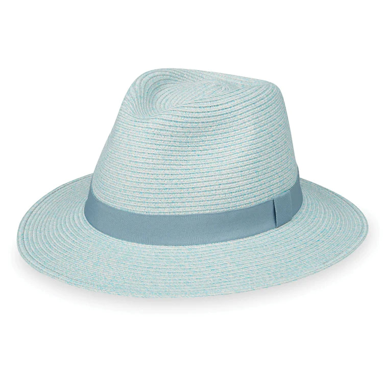 Wallaroo Caroline Women's Adjustable Sun Protection Hat-Ivory, Blue or Tan