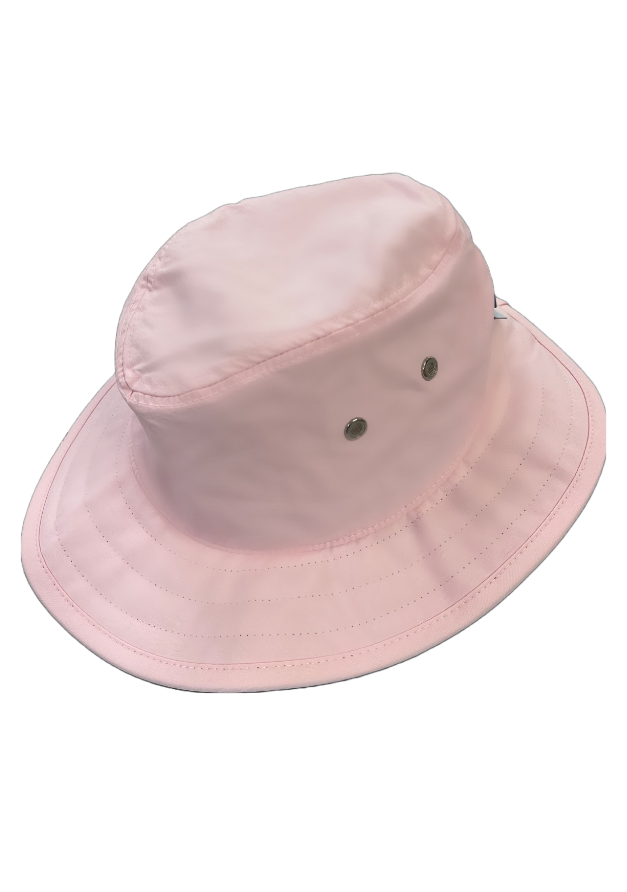 Ahead Polyester Bucket Hat with Pony Opening-White, Pink, Light Blue or Gray