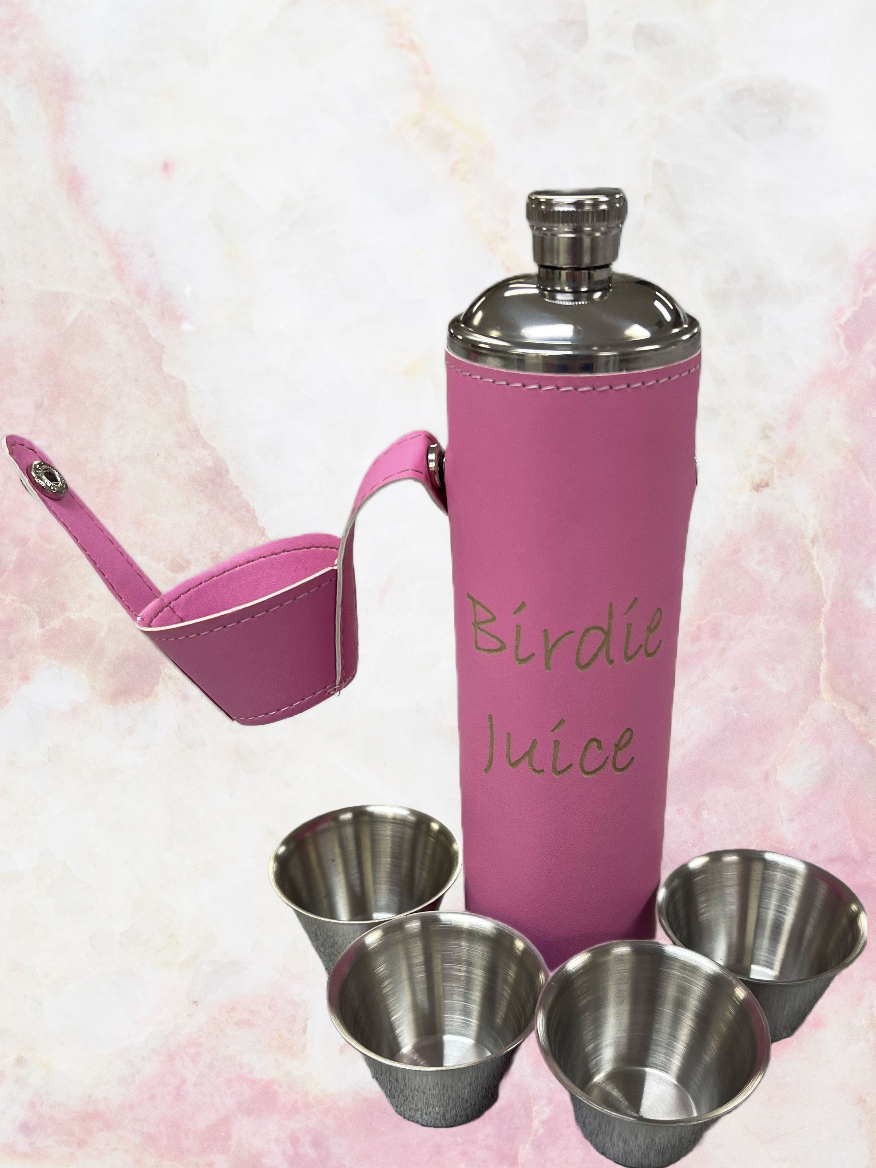 Birdie Bottle 8 Ounce-Pink or Black Birdie Juice