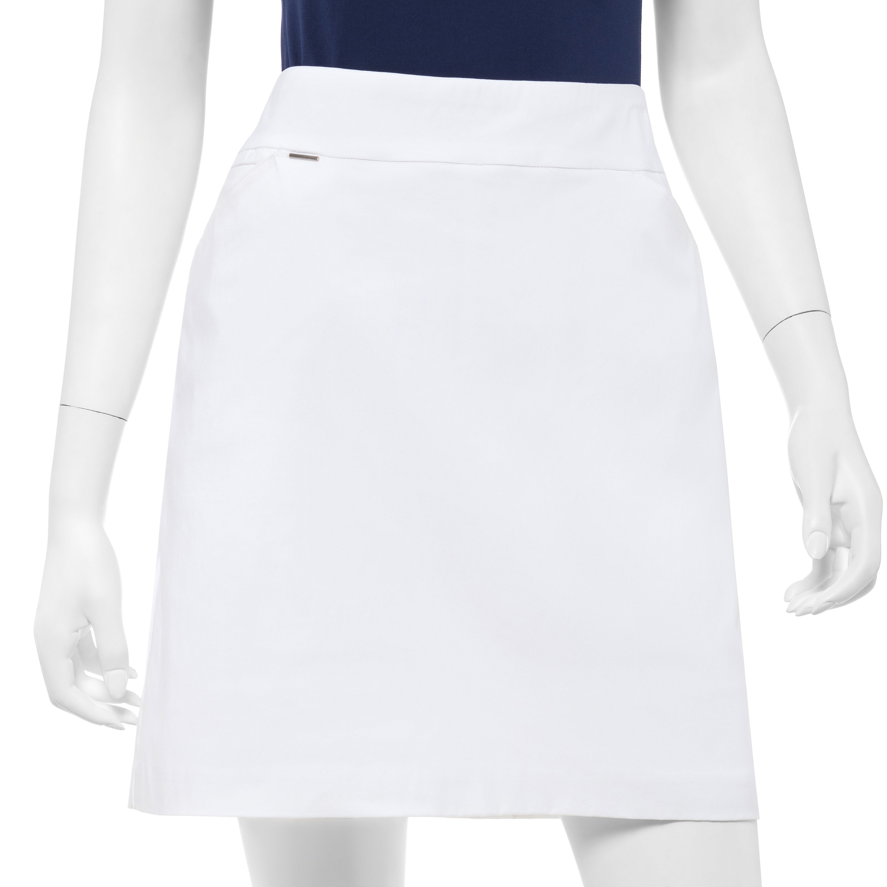 EP Pro Basic Pull On 19" Stretch Skort-Grey, White and Khaki