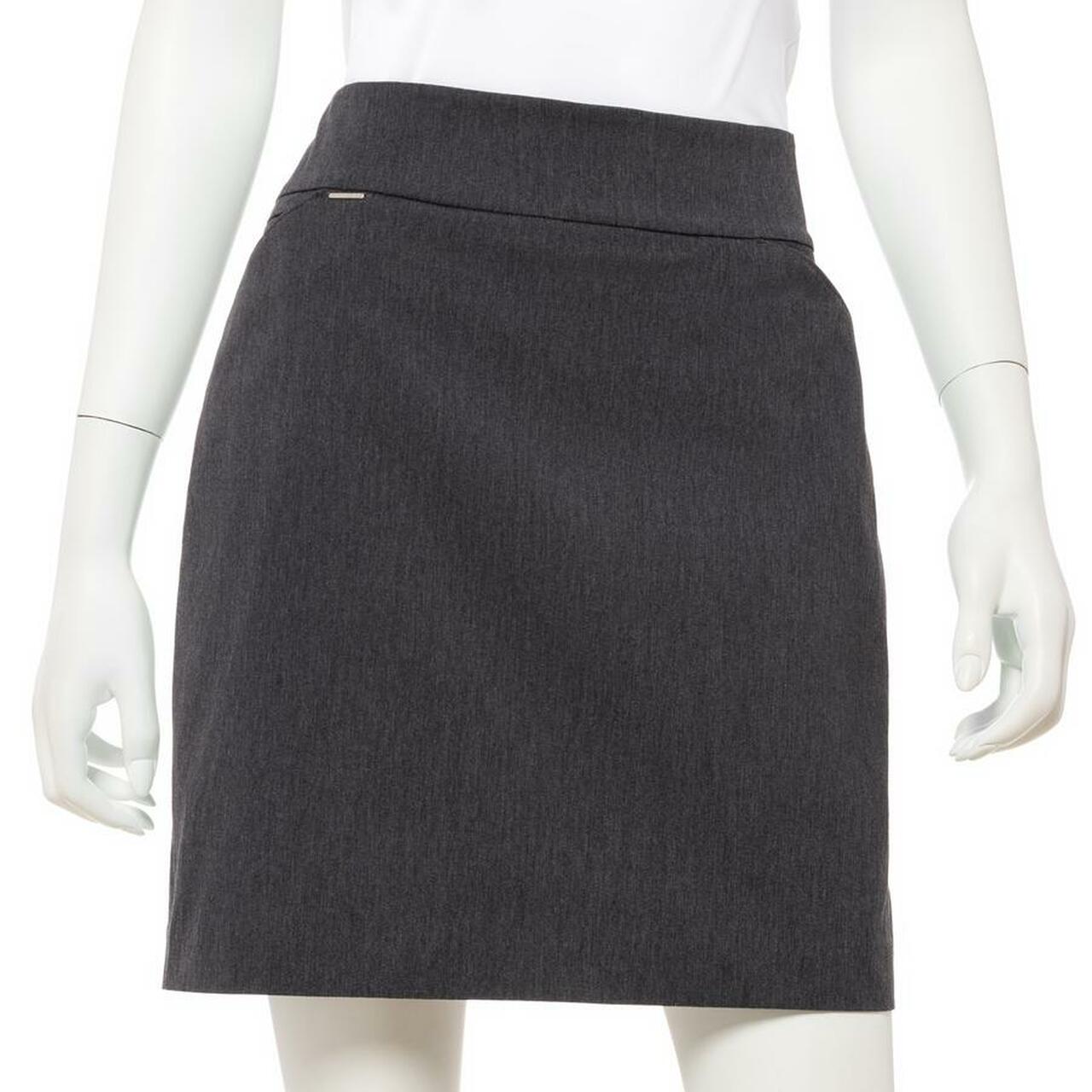 EP Pro Basic Pull On 19" Stretch Skort-Grey, White and Khaki