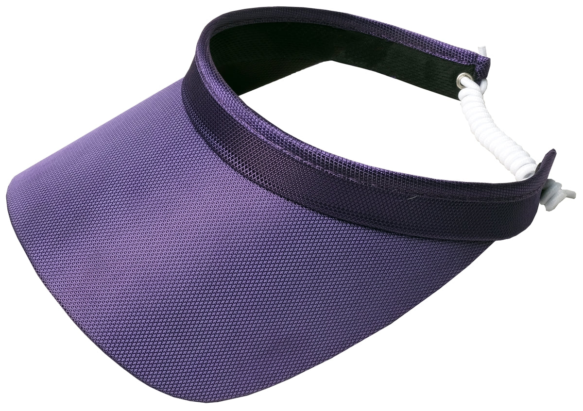 the-ladies-pro-shop-2,Glove It Solid Collection 3.25" Square Brim Clip on Visor - 12 Colors,Glove It,Hats