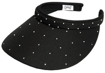 Hats,Glove It,Glove It "BLING" Solid Collection Large 4"Brim Clip on Visors - 4 Colors,the-ladies-pro-shop-2,ladiesproshop,ladiesgolf,golfclothes,ladiesgolfclothes,cutegolfclothes,womensgolfclothes,ladiesgolfclothing,womensgolfclothing