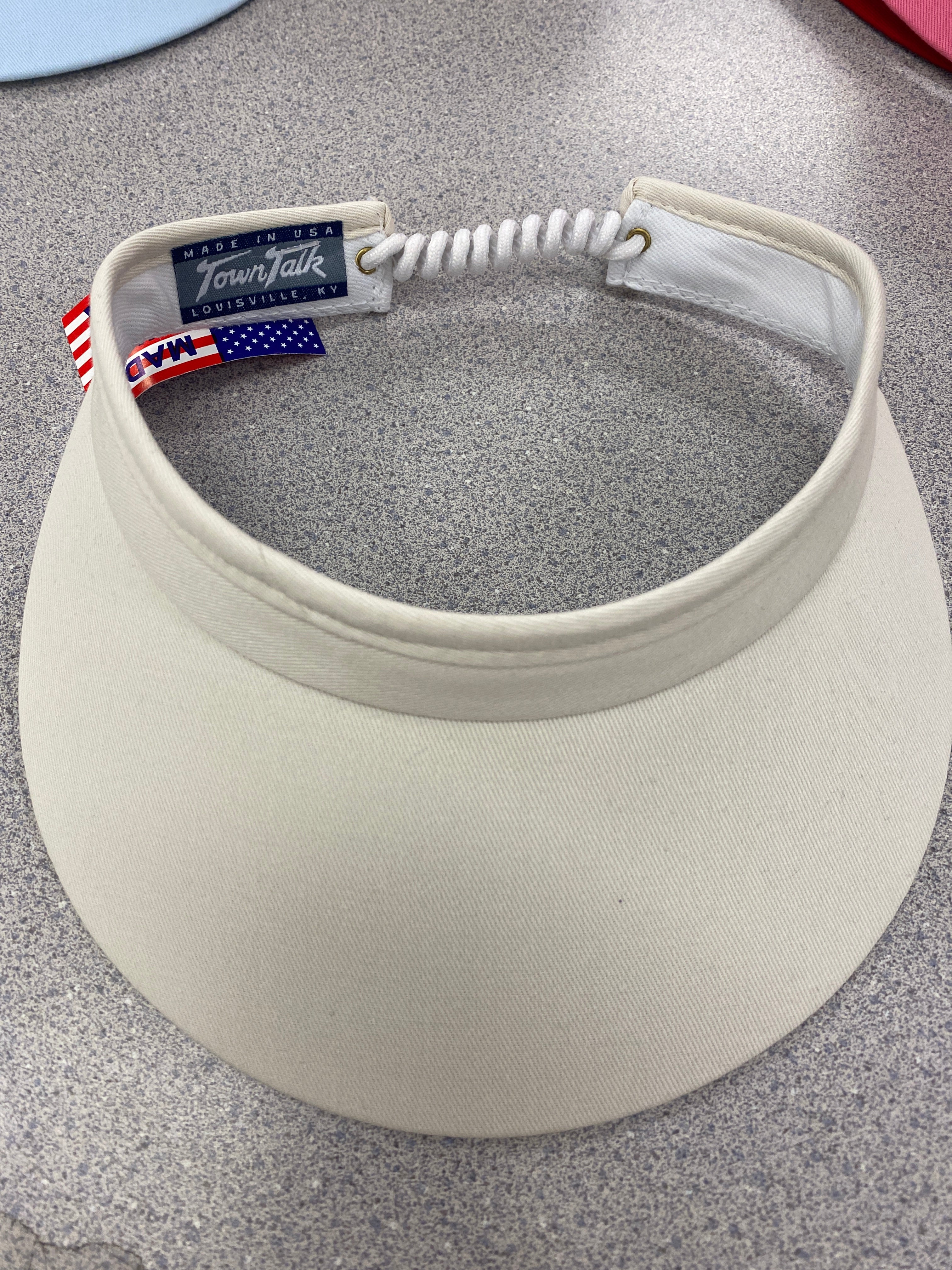 Town Talk 3" Coil Back Visor-Available in Lots of Beautiful colors!