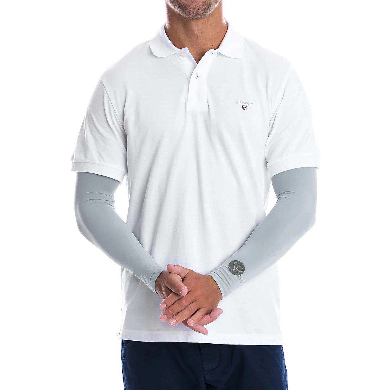 SParms Unisex Sun Protection Sleeves-White, Black, Gray or Pink