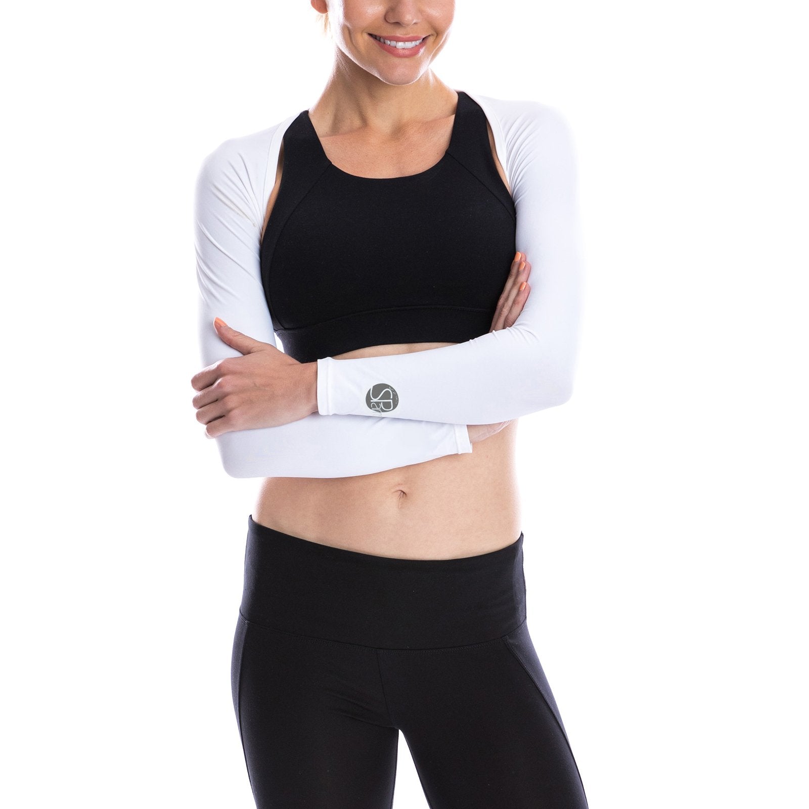 SParms Unisex Sun Protection Shawls Shoulder Wrap-White or Black