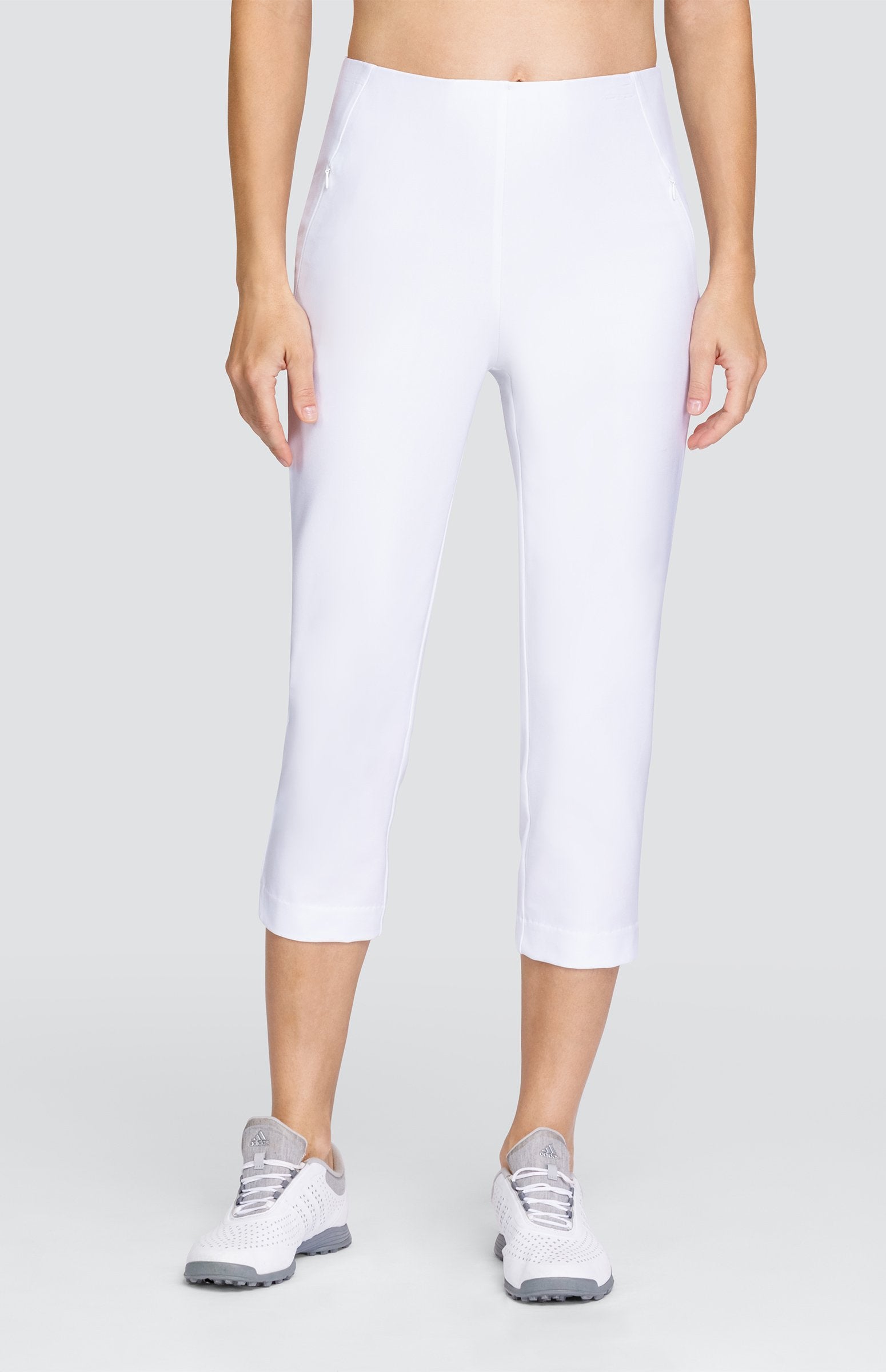 Tail Activewear Allure Lightweight Pull On Capri Pant-Black, White, and Navy