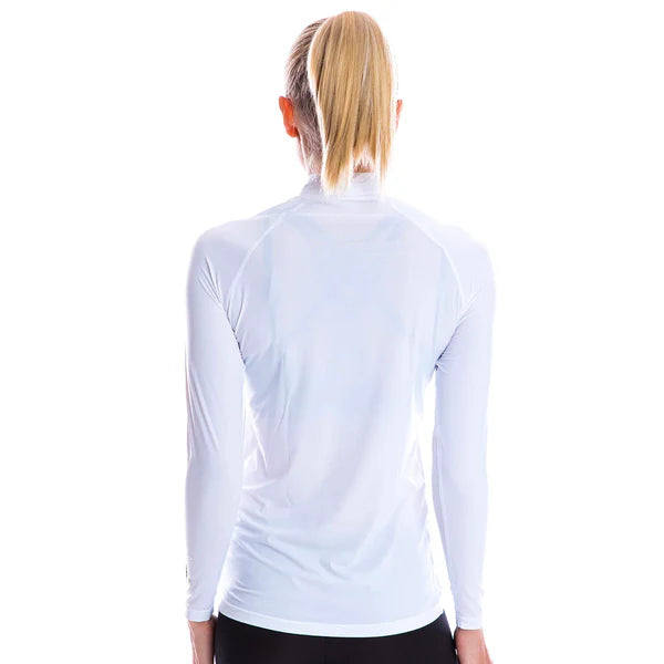 SParms Ladies Sun Protection Long Sleeve Shirt-White