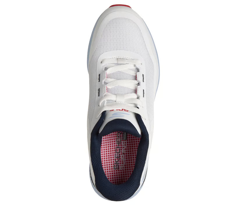 Skechers GO Golf Flight Slip In Golf Shoes-White/Navy/Red