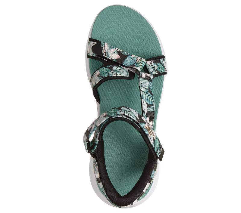 Skechers NEW GO GOLF Skechers Slip-ins: GO GOLF Sandal-Black Palm Print