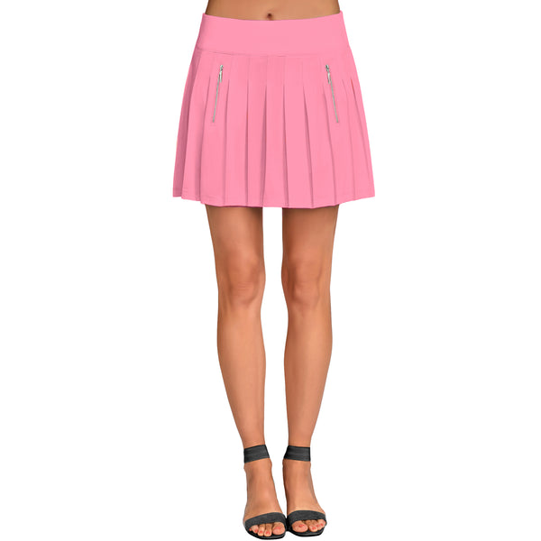 Jamie Sadock Cotton Candy Collection Basic New Women's Cooltrex Pull On Pleated 16" Skort-Cotton Candy