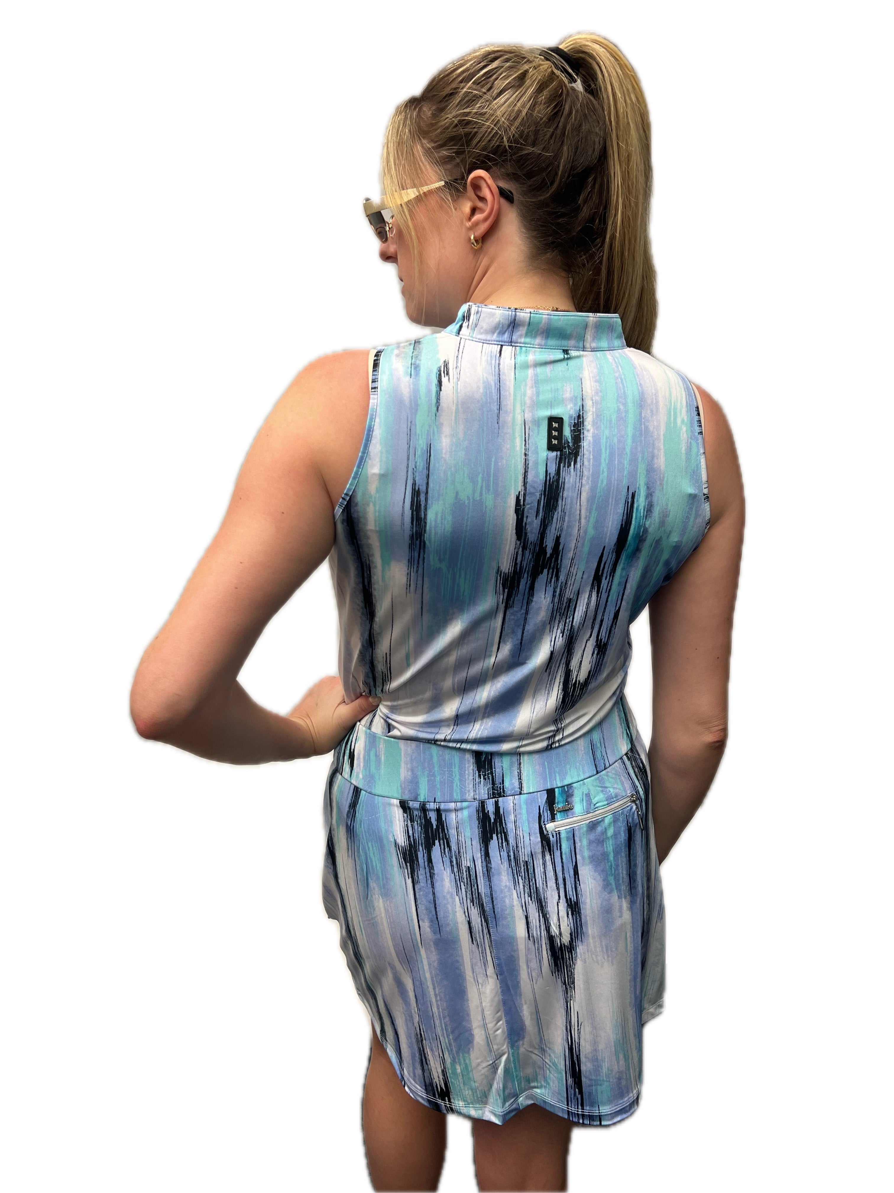 Jamie Sadock Baby Collection: Matrix Print Sleeveless Shirt