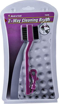 Golf Gifts Pink Two Way Cleaning Brush