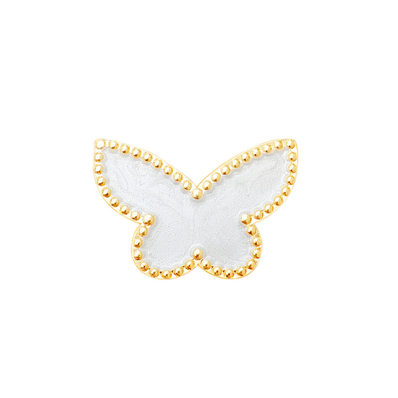 Navika Sparkly Ballmarker and Clip Set-Mother of Pearl Butterfly
