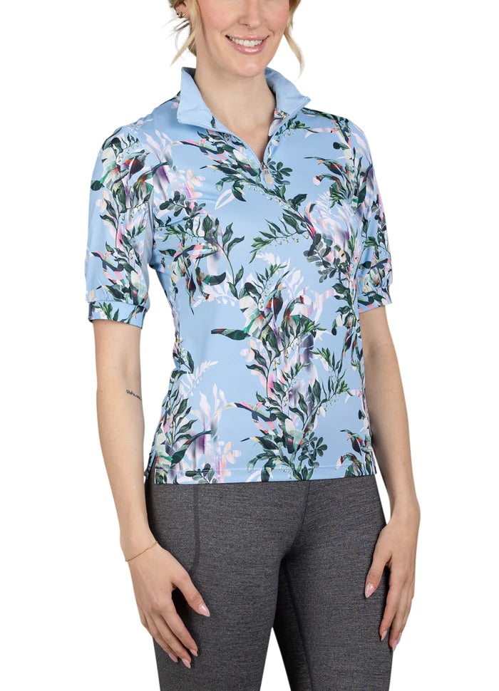 Kastel Short Sleeve Canal Floral Print Shirt