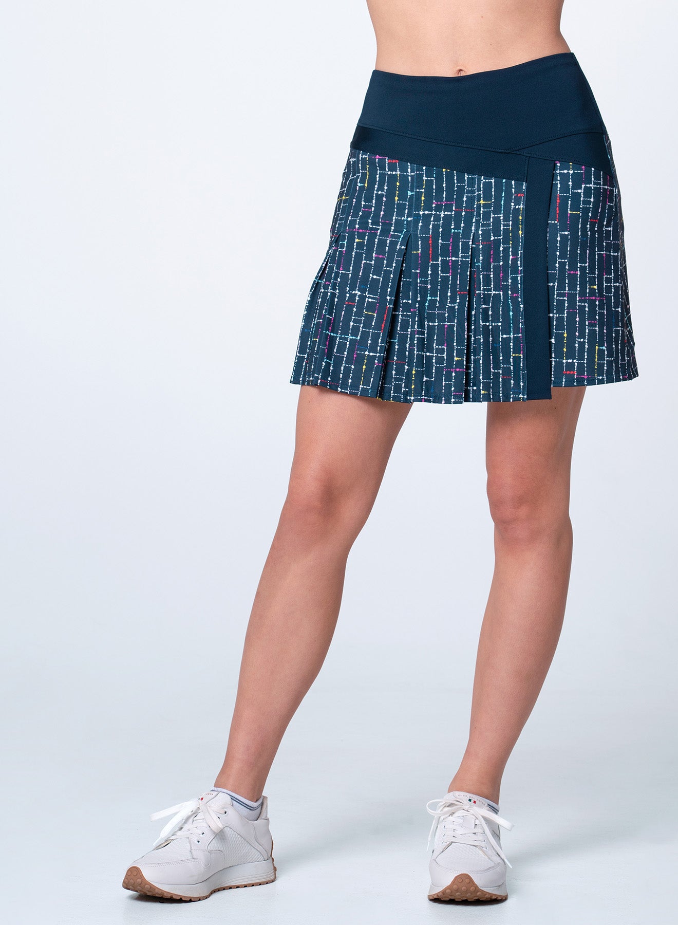 Lucky in Love PS I Love You Loving Boucle 17" Skort-Midnight Print