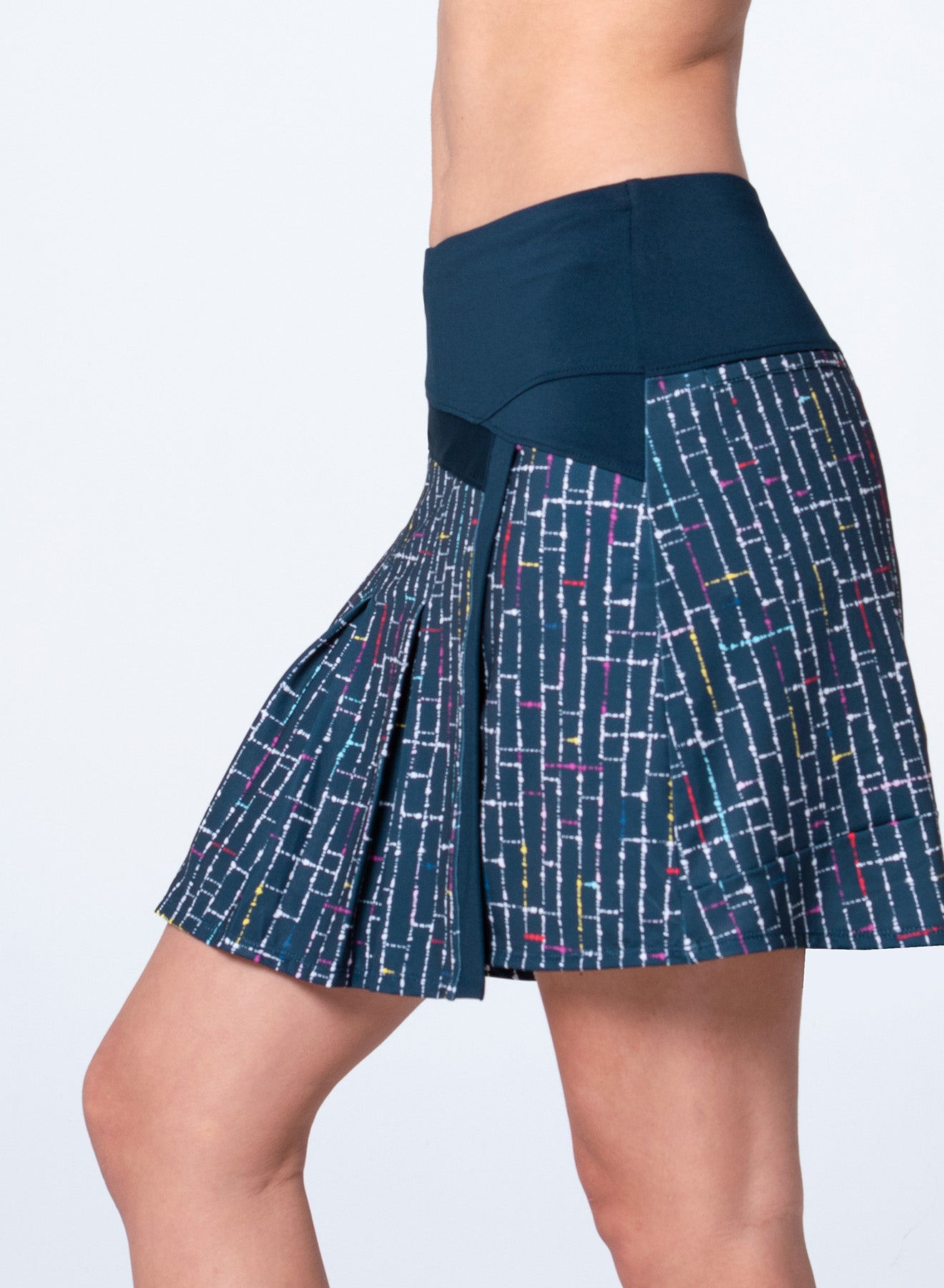 Lucky in Love PS I Love You Loving Boucle 17" Skort-Midnight Print