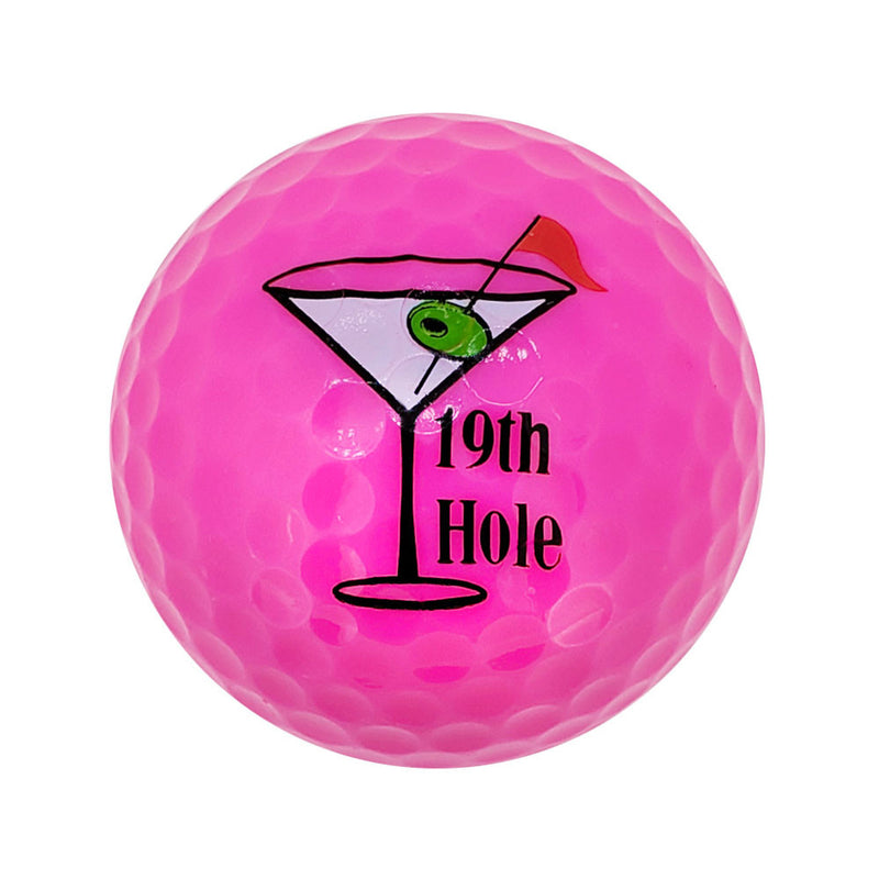 Navika Assorted Happy Hour Printed on Golf Balls-3 pack