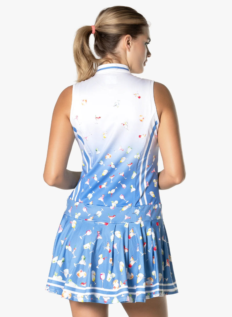 Lucky In Love Print Golf Dress- Cocktail
