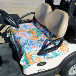BOG Women's  Double Sided Cat Seat Cover-Orange/Flower
