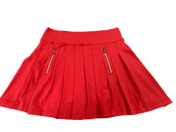 Jamie Sadock Adrenaline Collection Basic New Women's Cooltrex Pull On Pleated 16" Skort-Adrenaline Red