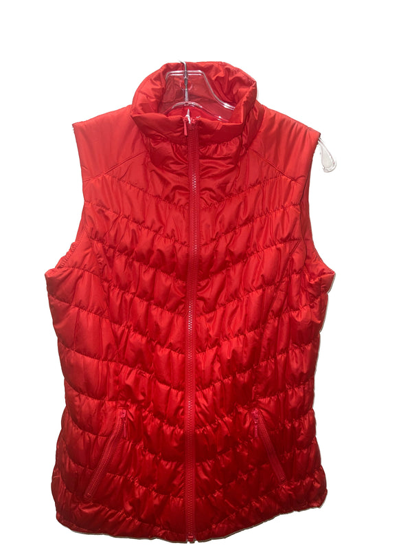 GG Blue-Venus Puffy Vest-Flame Red