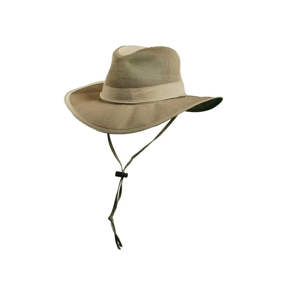 Dorfman Hat Bush Soaker Sun Hat with Mesh Sides-3 Colors The