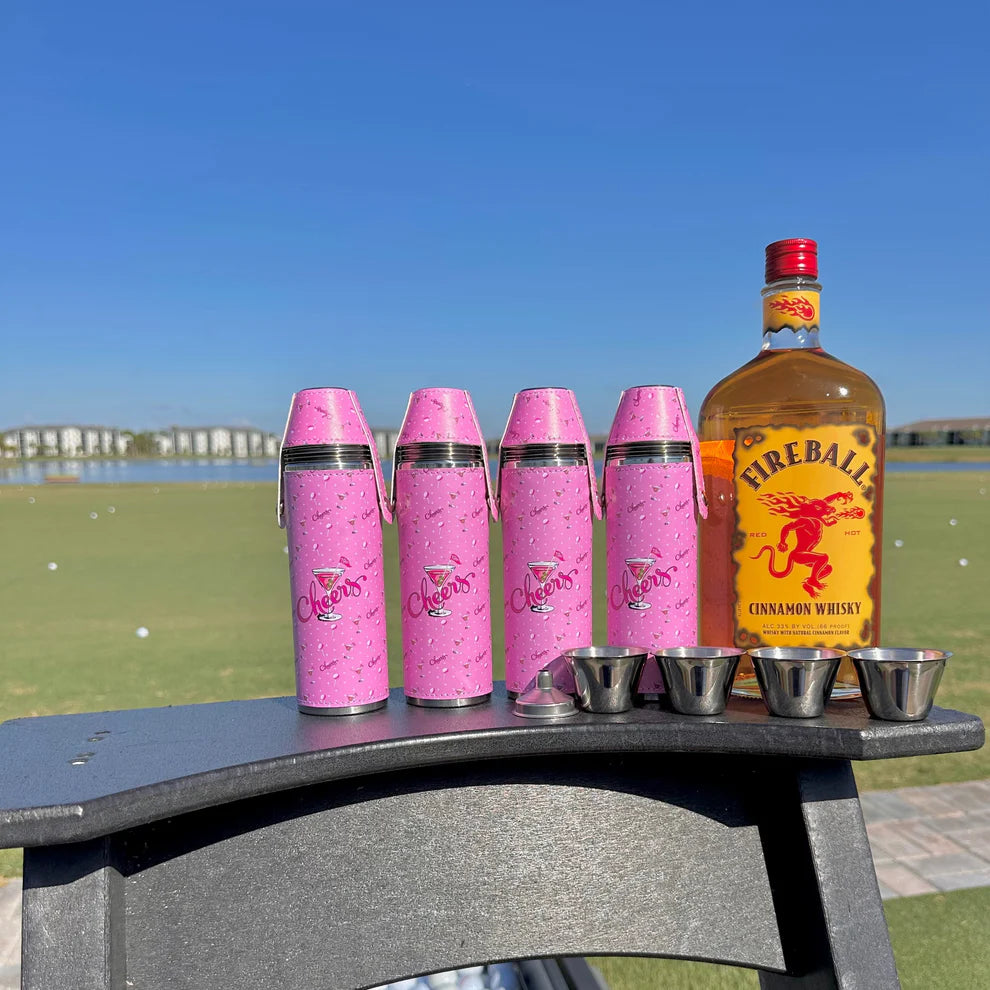 BOG Cheers Birdie Bottle and Shot Cups