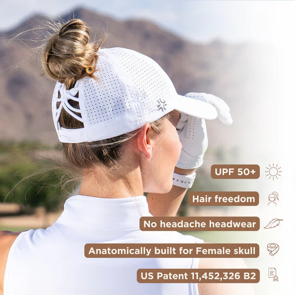 VimHue Women's Lightweight Fit Caps with Pony Opening-Sun Goddess Style-Embroidered Only Happy Hour Wine