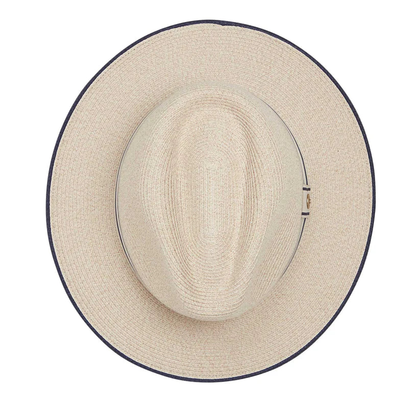 Wallaroo Hat Unisex Sterling Adjustable Straw Hat-Mixed Camel
