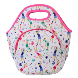 BOG Women's Printed Insulated Zippered Purse-Swinging Ladies