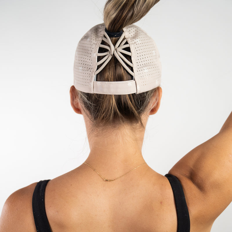 VimHue Women's Lightweight Fit Caps with Pony Opening-Sun Goddess Style-Palm Paradise Print