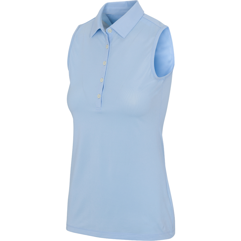 Greg Norman Women's NEW Solid Tech Pique Sleeveless Shirt-17 Beautiful Colors