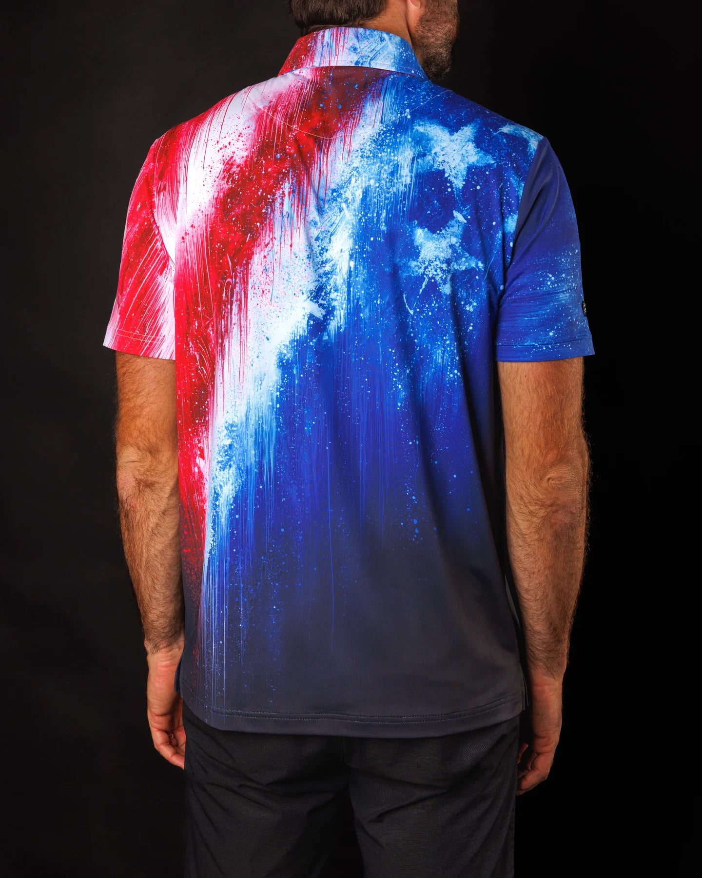 Sunday Swagger Mens Born Free USA Print Short Sleeved Shirt