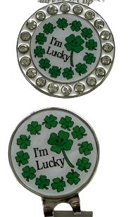 BOG Crystal Rimmed Ballmarker with matching Clip-15 Cute Designs