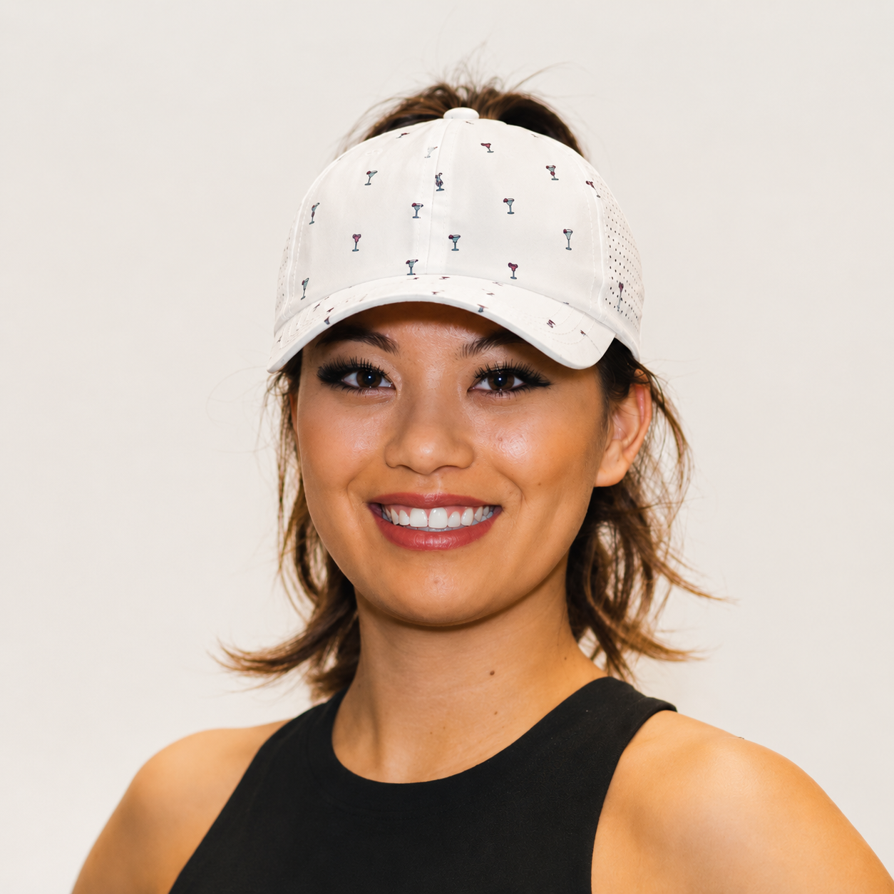 VimHue Women's Lightweight Fit Caps with Pony Opening-Sun Goddess Style-Partee Print