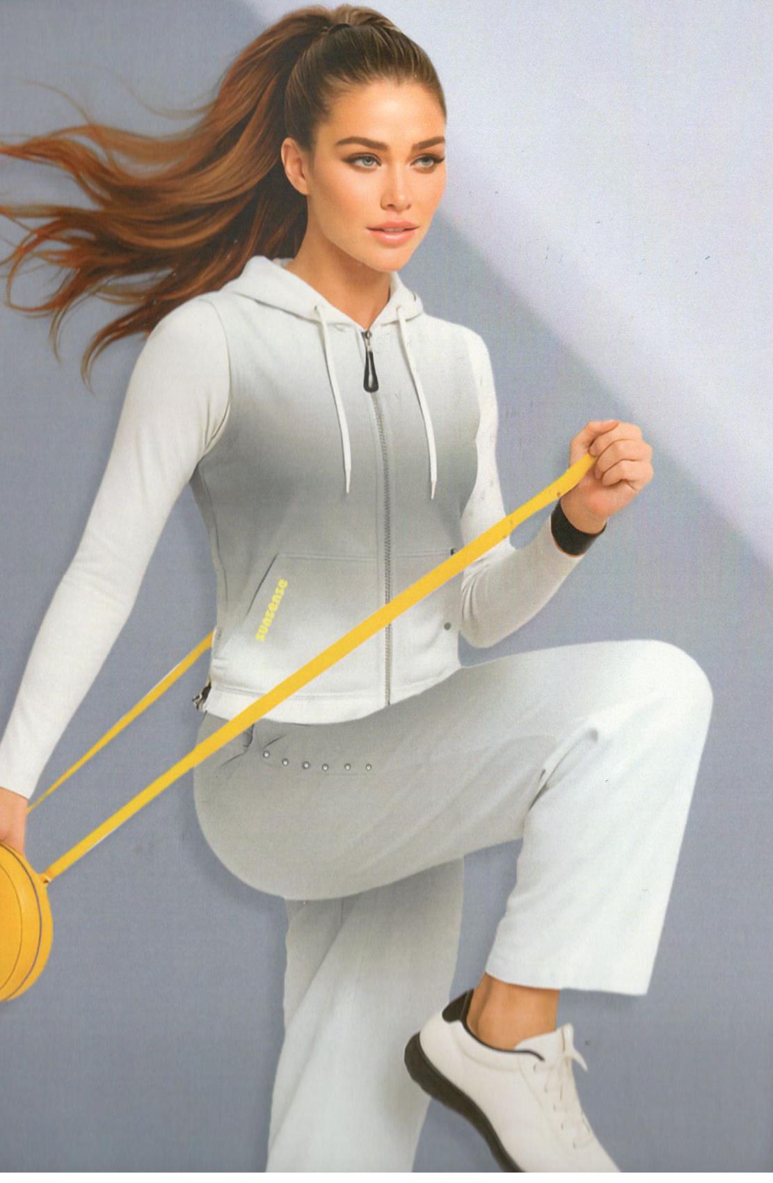 Jamie Sadock Cupid Basic Sunsense Ultralight Sun Capri Pant-Shimmer Ombre Print