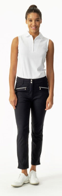 Daily Sports Glam Stretch Ankle Pants-Navy