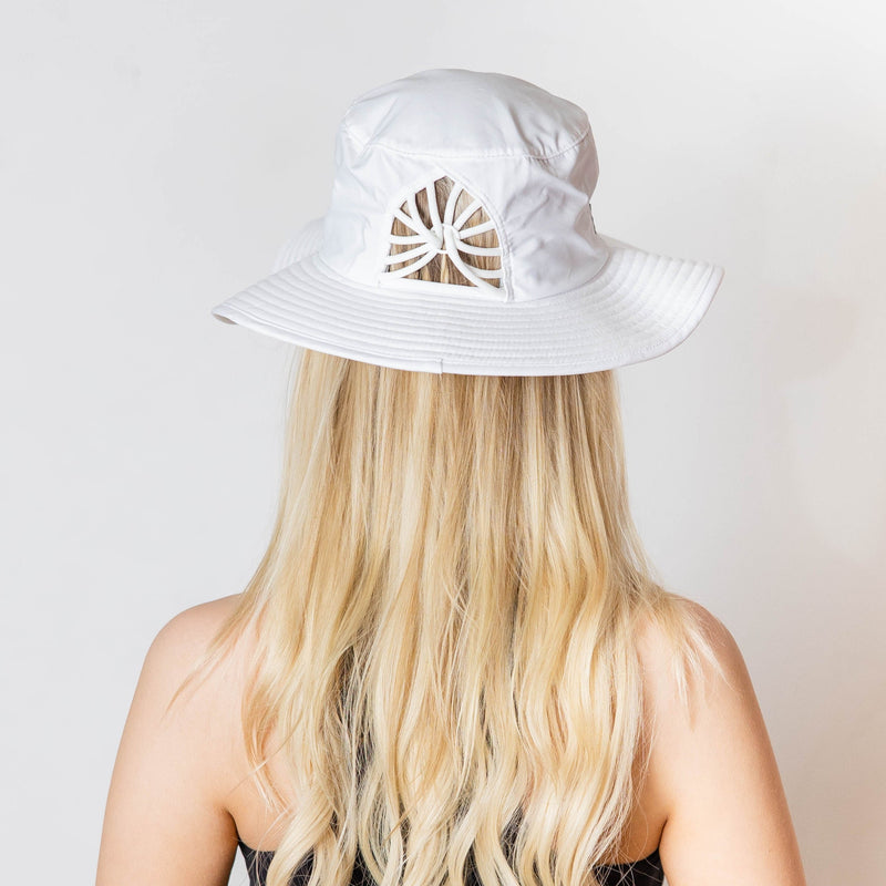 VimHue NEW Women's Fit Lightweight Bucket hat with Pony Tail Opening -7 Beautiful Colors!