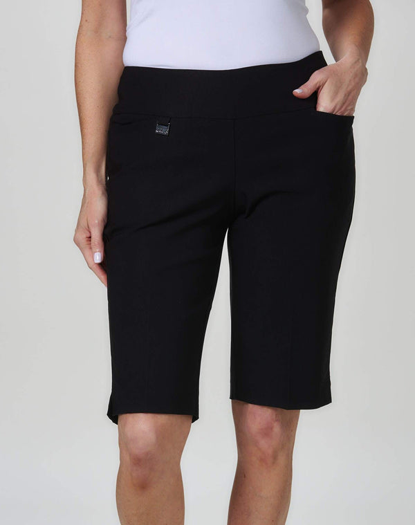 Lulu-B Women's Bermuda Shorts Pull-On Style- Basic Colors