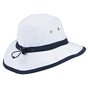 Ahead Palmer Canvas Sun Hat with Large Brim and Accent Trim-4 Colors