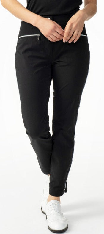 Daily Sports Glam Stretch Ankle Pants-Black