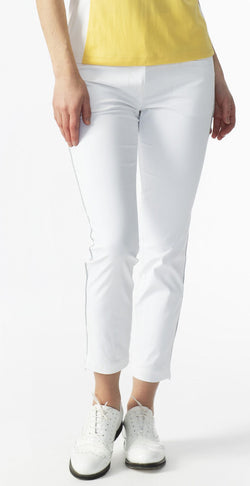 Daily Sports Glam Stretch Ankle Pants-White