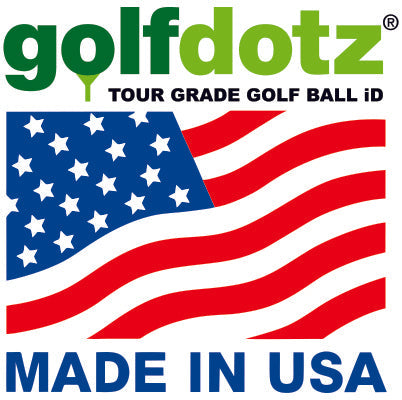 Golf Dotz Golf Ball Stick On Markers- Assorted designs