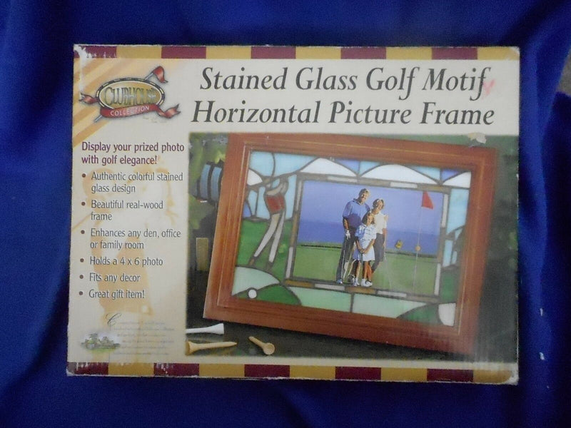 the-ladies-pro-shop-2,Golf Gifts Stained Glass Golf Motif Frame,Golf Gifts,Gift