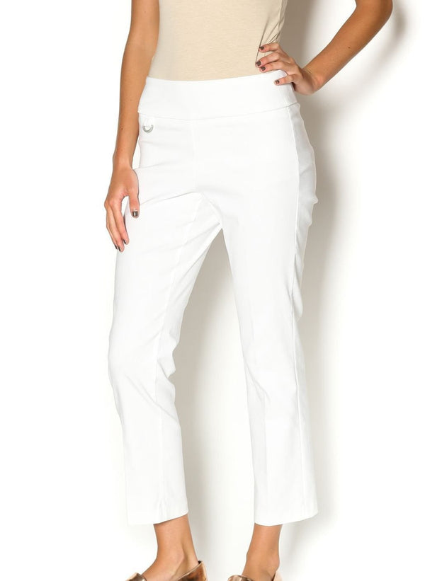 Tail Basic Pull On Solid Stretch Woven Capri Pant The Ladies Pro Shop