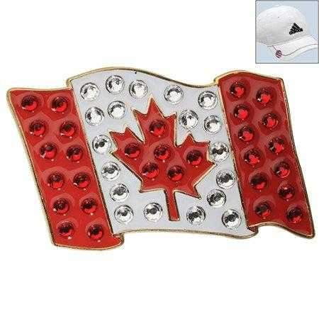 Ballmarkers,Navika,Navika Canadian Flag Sparkly Ball Marker and Clip Set,the-ladies-pro-shop-2,ladiesproshop,ladiesgolf,golfclothes,ladiesgolfclothes,cutegolfclothes,womensgolfclothes,ladiesgolfclothing,womensgolfclothing