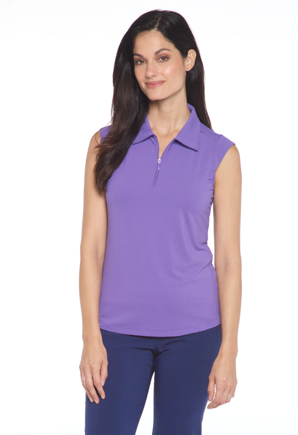 IBKUL Women's Solid Sleeveless Golf Shirt-9 Beautiful Colors
