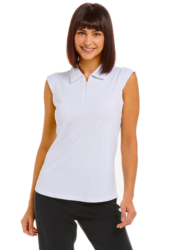 IBKUL Women's Solid Sleeveless Golf Shirt-9 Beautiful Colors