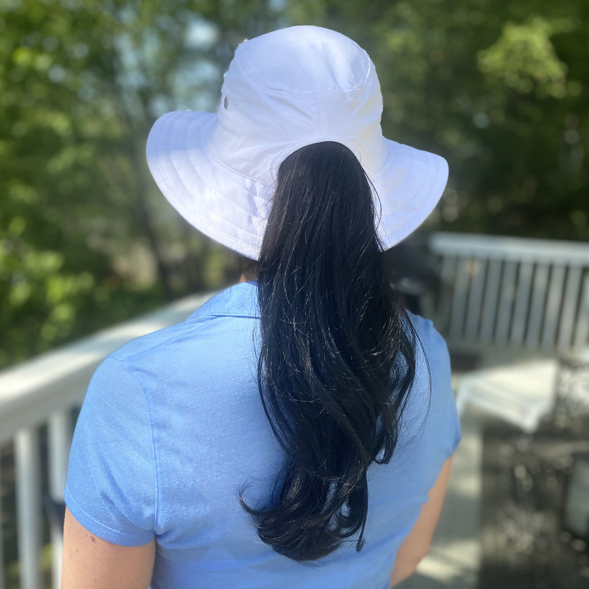 Kate Lord Womens Straw Sun Visor With Black Fabric Bow Accent Women main image 2